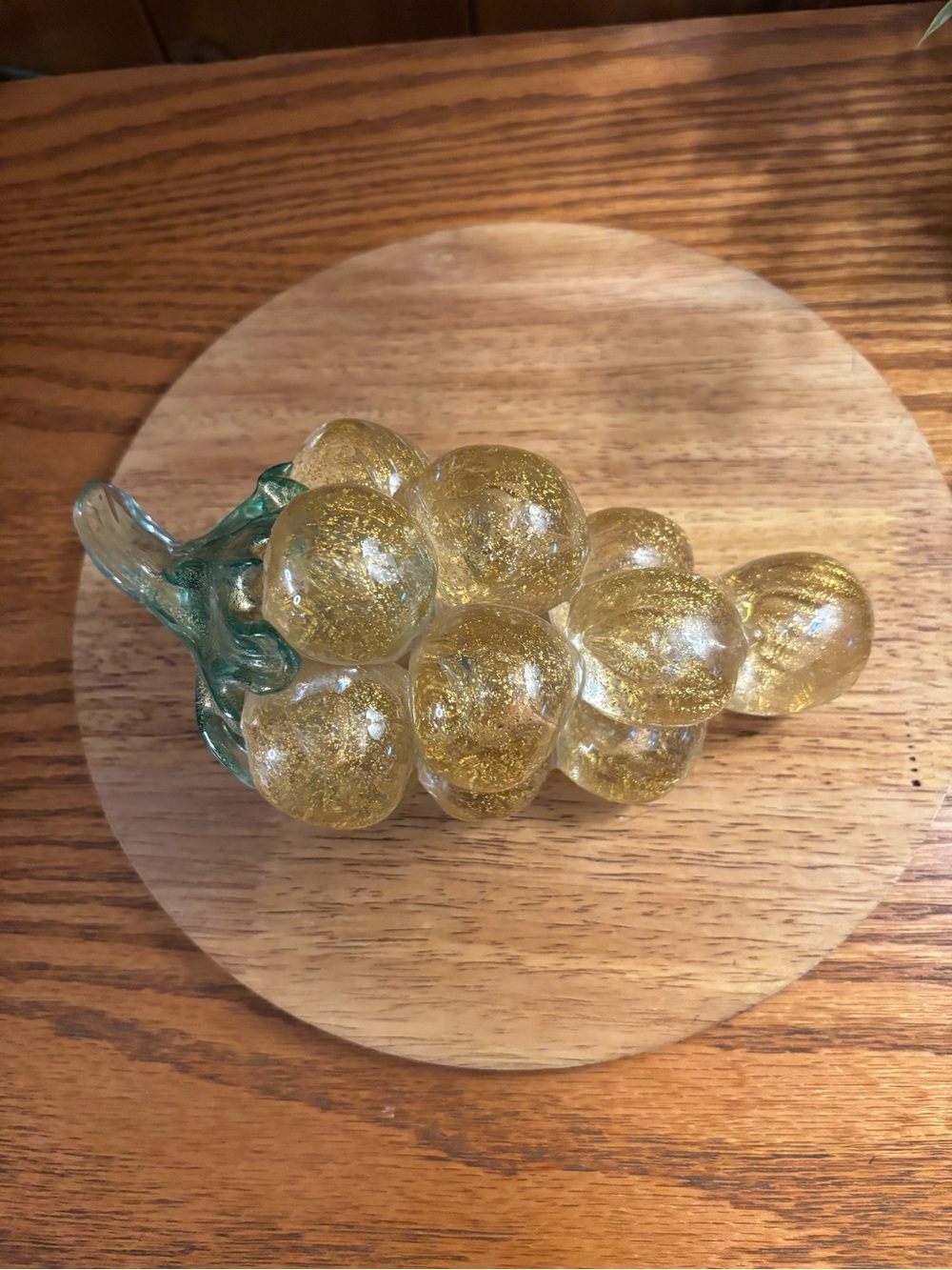 Murano Hand-Blown Glass Grape Cluster